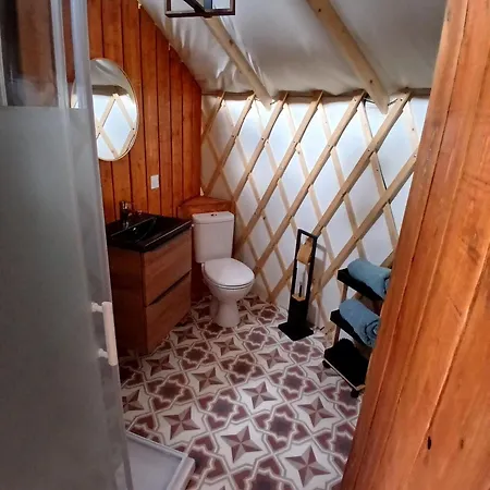 Chalet Yourte - Terracotta - Climatisee -les Belles Ouvrieres