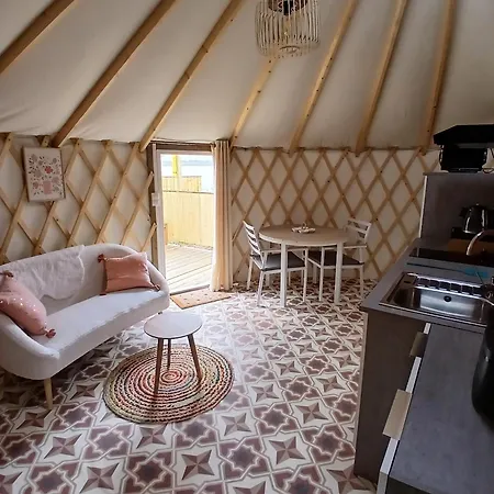 Chalet Yourte - Terracotta - Climatisée -les Belles Ouvrières Clermont-Creans