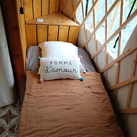 Yourte - Terracotta - Climatisee -les Belles Ouvrieres Chalet