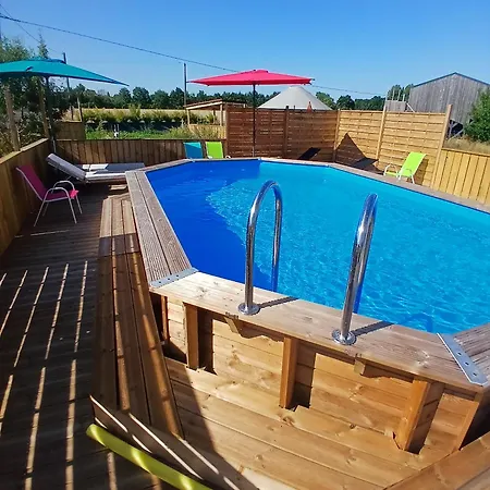 Chalet Yourte - Terracotta - Climatisee -les Belles Ouvrieres Clermont-Creans